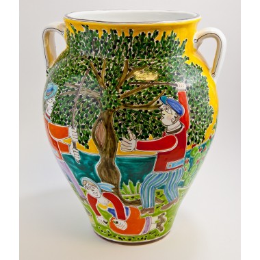 Vase DS Harvesting of Olives VS673GR Vase DS Harvesting of Olives VS673GR